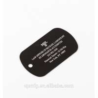 High quality wholesale military green custom logo dog tags